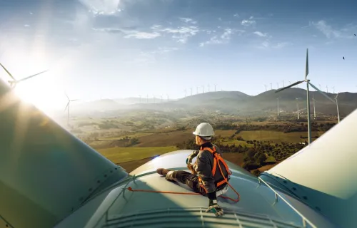 clean energy windmill
