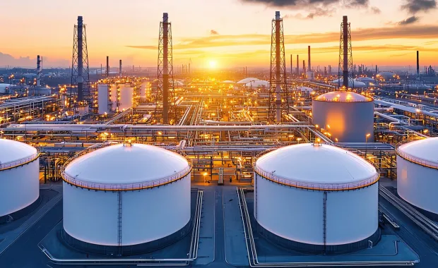 Oil and gas refinary