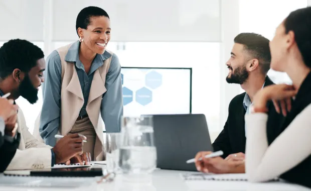 Professional team collaboration